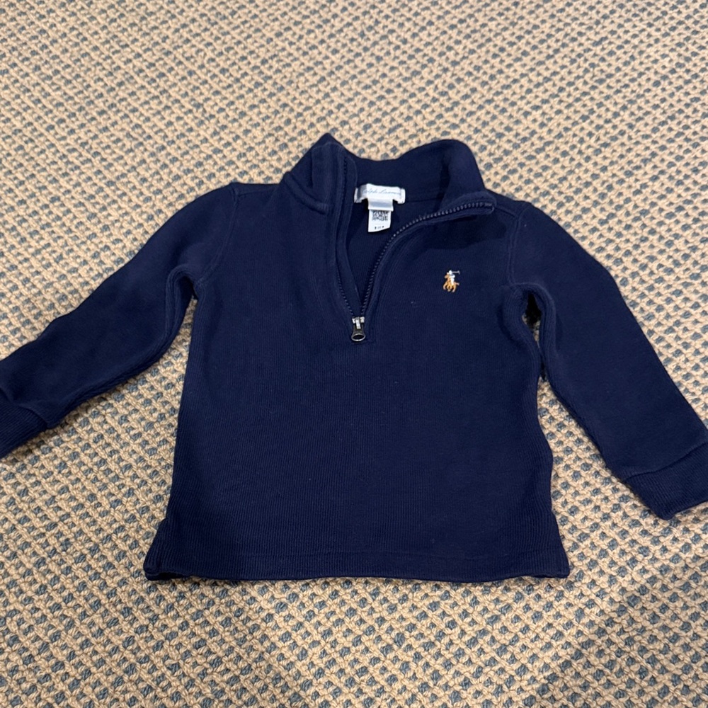 Ralph Lauren Kids Navy Sweater